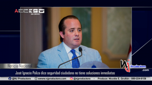 José Ignacio Paliza dice seguridad ciudadana no tiene soluciones inmediatas y tomará “algo de tiempo”