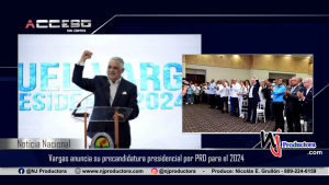 Vargas anuncia su precandidatura presidencial por PRD para el 2024