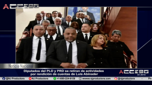 Diputados del PLD y PRD se retiran de actividades por rendición de cuentas de Luis Abinader