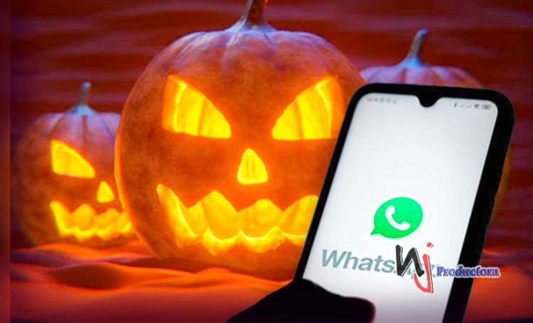 Llegó halloween a WhatsApp: Así puedes activarlo