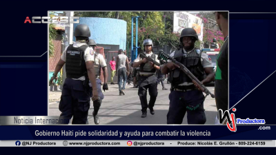 Gobierno Haití pide solidaridad y ayuda para combatir la violencia