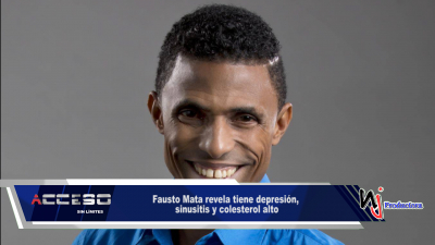 Fausto Mata revela tiene depresión, sinusitis y colesterol alto