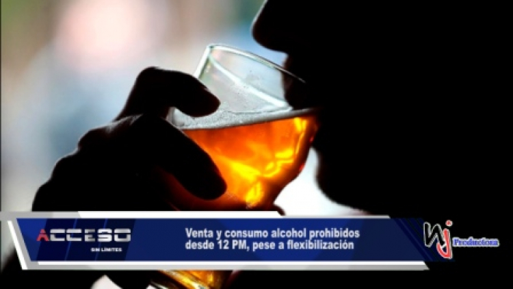 Venta y consumo alcohol prohibidos desde 12 PM, pese a flexibilización