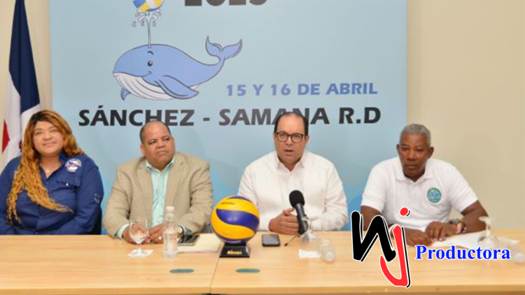 Anuncian el torneo de voleibol Las Ballenas 2023 en Sánchez, Samaná