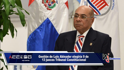 Gestión de Luis Abinader elegiría 9 de 13 jueces Tribunal Constitucional
