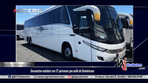 HAITI: Secuestran autobús con 37 personas que salió de Dominicana