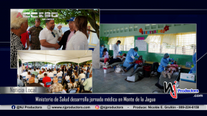 Ministerio de Salud desarrolla jornada médica en Monte de la Jagua con el apoyo de la Senaduría de Espaillat