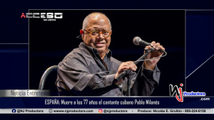 ESPAÑA: Muere a los 77 años el cantante cubano Pablo Milanés