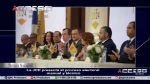 La JCE presenta el proceso electoral manual y técnico