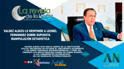 Valdez Albizu le responde a Leonel Fernández sobre supuesta manipulación estadística