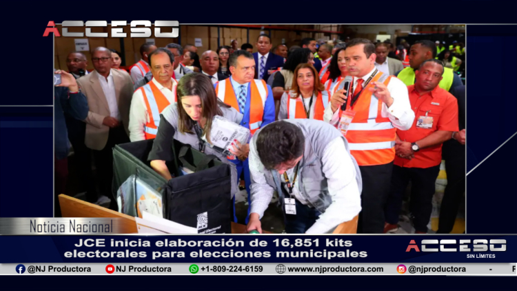 JCE inicia elaboración de 16,851 kits electorales para elecciones municipales