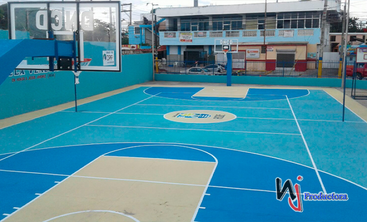 Alcaldía habilita 26 canchas de baloncesto Santo Domingo Este