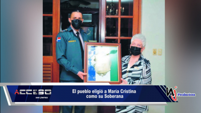 El pueblo eligió a María Cristina como su Soberana