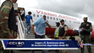 Llegan a R. Dominicana otros 60 exconvictos deportados desde EU
