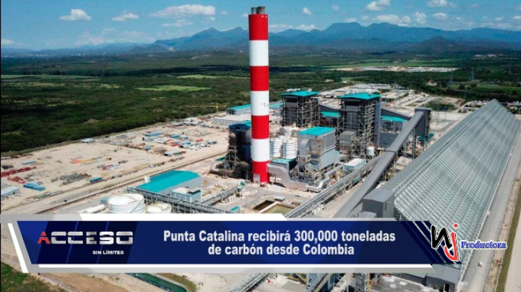 Punta Catalina recibirá 300,000 toneladas de carbón desde Colombia