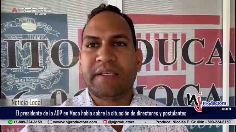 Damián Morel, presidente de la ADP en Moca aboga por que ningún director postulante ni interino