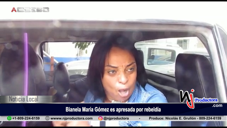 Bianela María Gómez es apresada por rebeldía, el magistrado Johan Manuel Vargas habla del caso