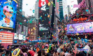 NUEVA YORK: Todo listo en Times Square para dar bienvenida 2022