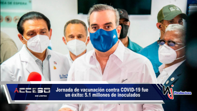 Jornada especial de vacunación cerró con 571,877 vacunados en cinco provincias
