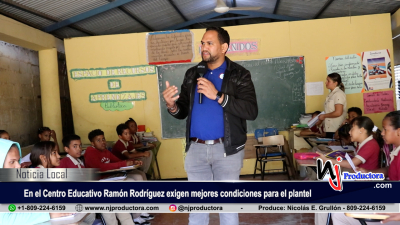 En el Centro Educativo Ramón Rodríguez de la Reina, exigen mejores condiciones para el plantel
