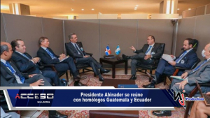 Presidente Abinader se reúne con homólogos Guatemala y Ecuador