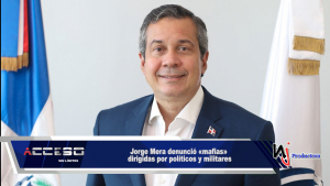 Jorge Mera denunció «mafias» dirigidas por políticos y militares