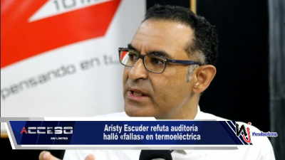 Aristy Escuder refuta auditoría halló «fallas» en termoeléctrica