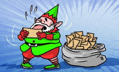 Elfos reales escriben cartas a 25.000 niños cada Navidad