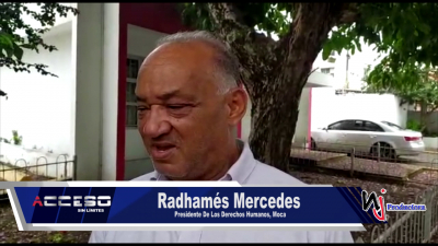 Radhamés Mercedes dice que a la policía de Moca se le ha ido de las manos la delincuencia
