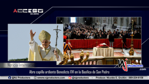 Abre capilla ardiente Benedicto XVI en la Basílica de San Pedro