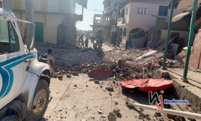 HAITI: Reportan al menos 5 muertos y varios heridos por terremoto 7.2 grados