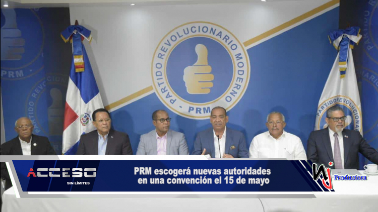 PRM escogerá nuevas autoridades en una convención el 15 de mayo