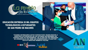 Educación entrega 55 mil equipos tecnológicos a estudiantes de San Pedro de Macorís