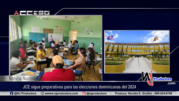 JCE sigue preparativos para las elecciones dominicanas del 2024