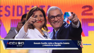 Gonzalo Castillo visita a Margarita Cedeño y anuncia su respaldo