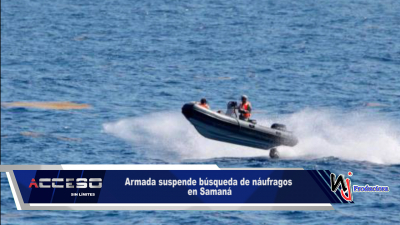 Armada suspende búsqueda de náufragos en Samaná