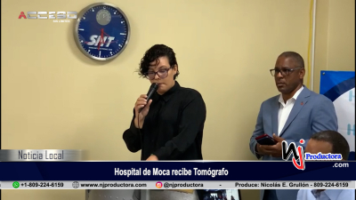 Hospital Dr. Toribio Bencosme recibe moderno tomógrafo, Ministro de Salud destaca Gestión del Senador Carlos Gómez
