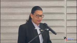 Palabras de Juana Rosario, gobernadora De Espaillat en firma del convenio entre el PEDEPE y el instituto geográfico nacional