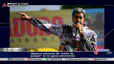 Maduro advierte de “baño de sangre” si no gana elecciones