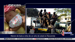 Hieren de bala a niña de un año de edad en medio de paro de labores en Navarrete