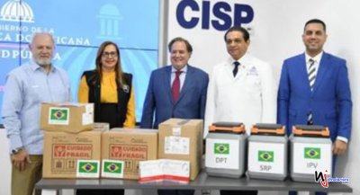 RD recibió una donación de más de un millón vacunas por parte del Gobierno de Brasil