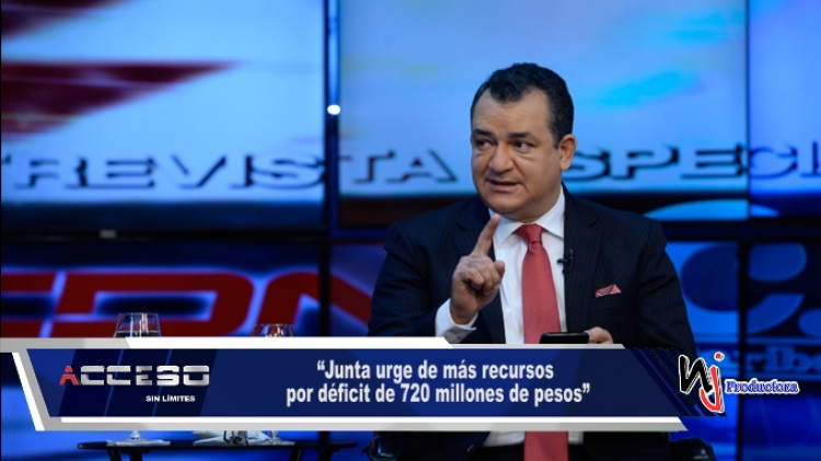 “Junta urge de más recursos por déficit de 720 millones de pesos”
