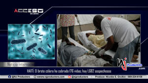 HAITÍ: El brote cólera ha cobrado 176 vidas; hay 1,682 sospechosos