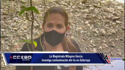 La Magistrada Milagros García investiga contaminación del rio en Zafarraya