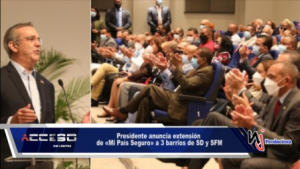 Presidente anuncia extensión de «Mi País Seguro» a 3 barrios de SD y SFM