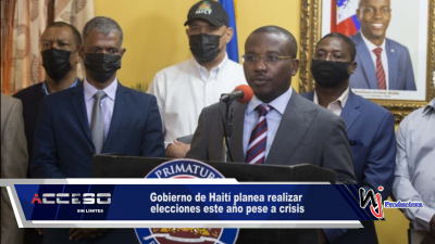 Gobierno de Haití planea realizar elecciones este año pese a crisis