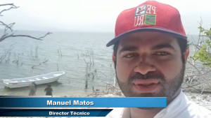 Manuel Matos - Director Técnico del Fondo Nacional para el Medio Ambiente y Recursos Naturales (Fondo MARENA) desde el lago Enriquillo.