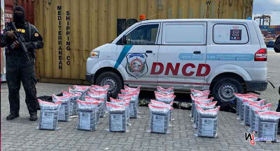 DNCD incauta 50 paquetes de cocaína en Puerto Caucedo
