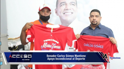 Senador Carlos Gómez Mantiene Apoyo Incondicional al Deporte 