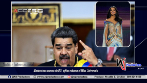 Maduro tras corona de EU: «¡Nos robaron el Miss Universo!»